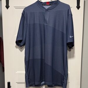 Nike TIGER WOODS BLADE HOLD POLO Men's Dark Blue